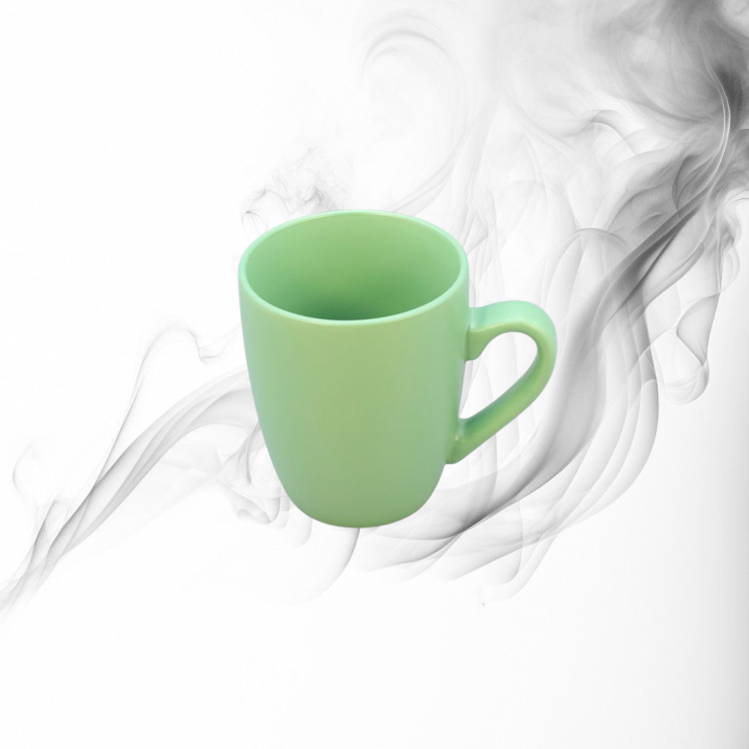 ماگ بیسیک مات‌ سبز روشن