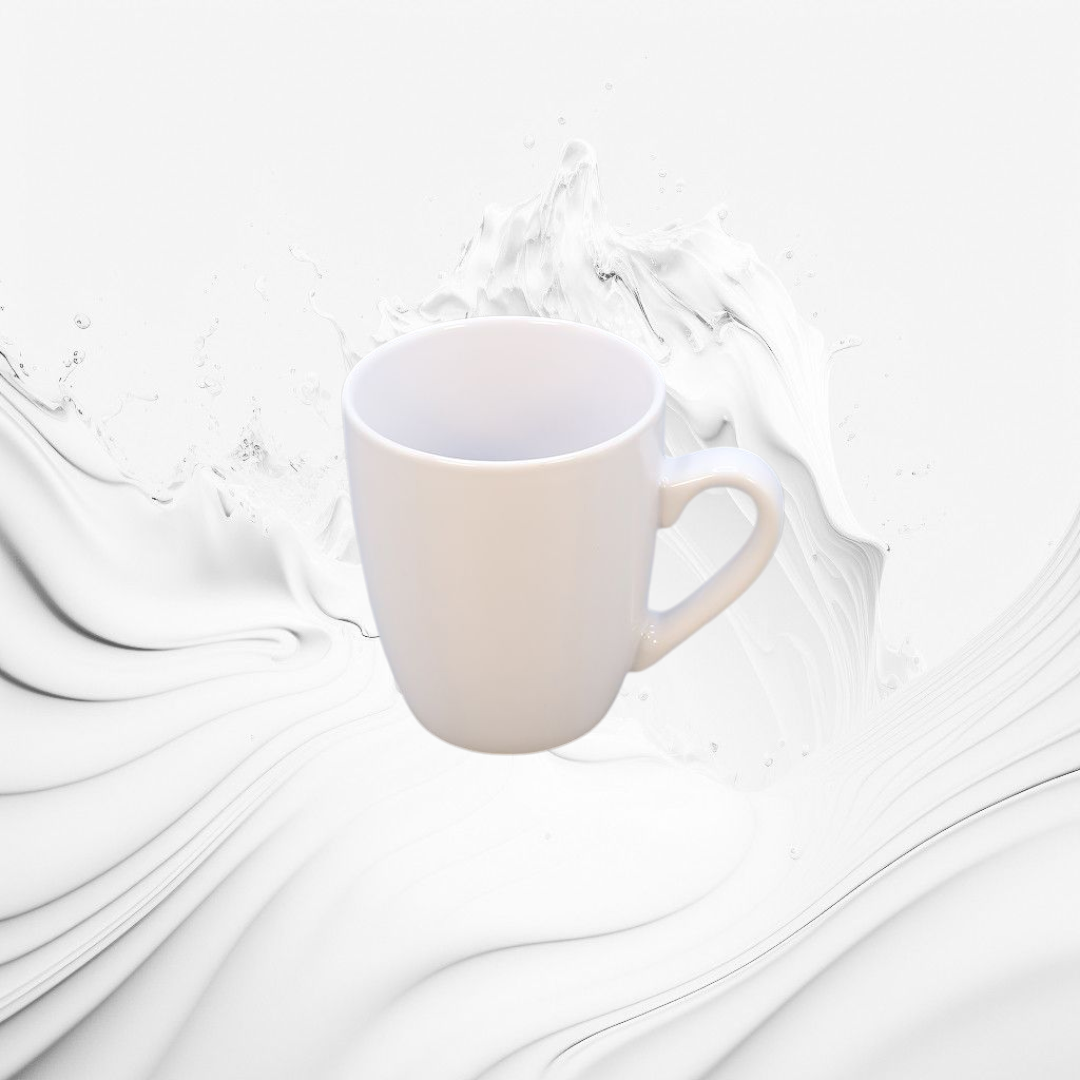 ماگ بیسیک براق سفید