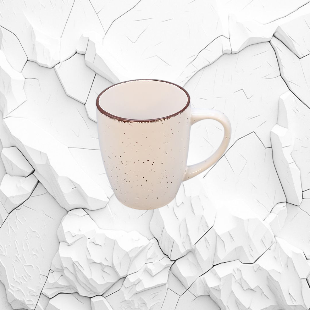 ماگ سفید شنی